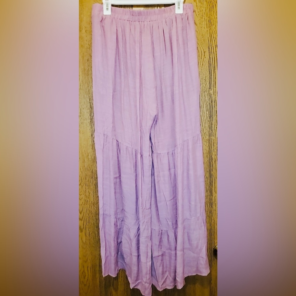 Coco + Carmen Boho Ruffle Pant | NWT | Sz: XL | Rise - 13.5” | Inseam - 29" - Picture 2 of 10
